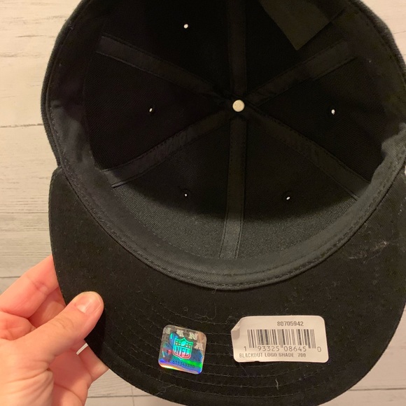 Green Bay Packers blackout hat - Picture 3 of 5